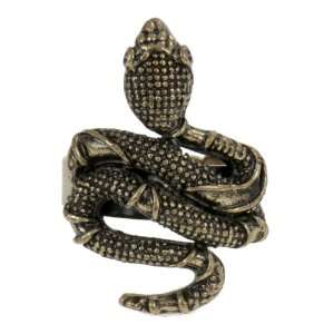  Vintage Snake inspired Finger Ring with Antique Gold 