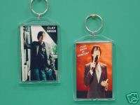 CLAY AIKEN   with 2 Photos   Designer Collectible GIFT Keychain #3 