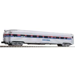 Cor N Scale Budd Streamlined Corrugated Side Round End Observation Car 