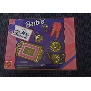  Barbie Pretty Treasures Gold Dinner Set Toys & Games