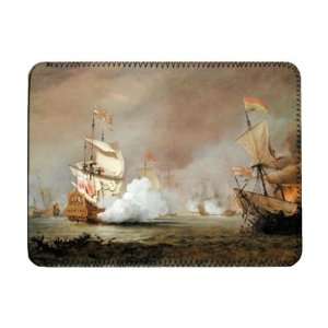 Sea Battle of the Anglo Dutch Wars, c.1700   iPad Cover 