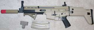   CleanTAN Classic Army SCAR Light AEG Airsoft Gun with Upgrades  