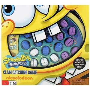  SpongeBob Squarepants Clam Catching Game: Toys & Games