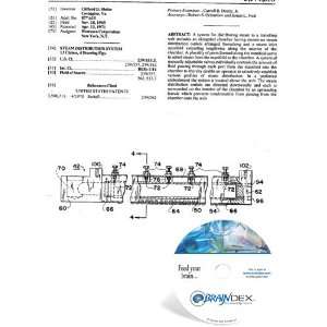    NEW Patent CD for STEAM DISTRIBUTION SYSTEM 
