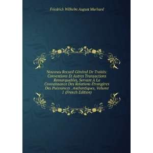   , Volume 1 (French Edition) Friedrich Wilhelm August Murhard Books