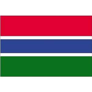  Annin Nylon Gambia Flag, 3 Foot by 5 Foot Patio, Lawn 