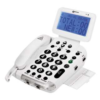   LCD DISPLAY & TALKING CALLER ID GREAT FOR VISION IMPAIRED  40 dB AMP