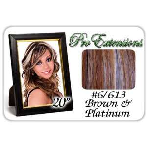  Platinum Highlights Pro Extensions Premier Human Hair Extensions