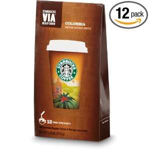 Starbucks VIA(TM) Ready Brew Colombia Coffee by Starbucks Coffee (12 