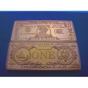  5 gram .999 fine copper bullion bar 