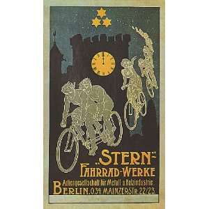  STERN FAHRRAD WERKE Vintage Bicycle Giclee Reproduction 