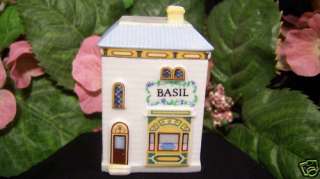 You are bidding on LENOX SPICE VILLAGE SERIES CHINA BASIL COTTAGE 