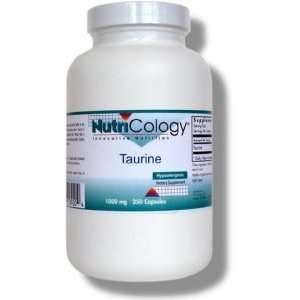  Taurine   1,000 Mg   250 veg caps   Nutricology Health 
