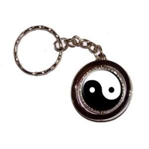  Yin Yang   Chinese Symbol   New Keychain Ring: Automotive