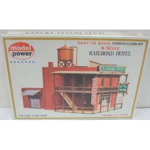  Model Power 1512 N Scale Railroad Hotel Toys & Games