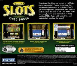 Brand New PC Video Game HOYLE SLOTS & VIDEO POKER  