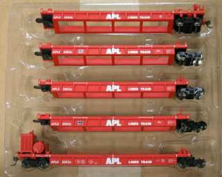 Intermountain/Aline Thrall 40 well car, 5 pack. APL  
