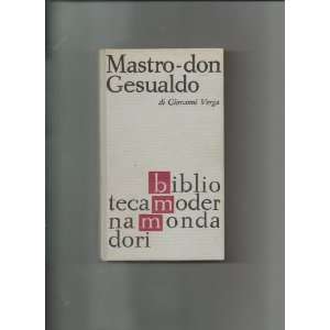  Mastro don Gesualdo di Giovanni Verga Books