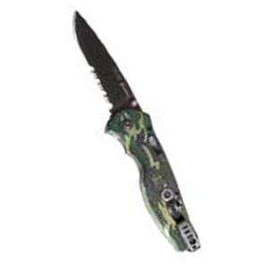 SOG Specialty Knives & Tools CTFSA 98 Flash II, 1/2 Serrated, Black 