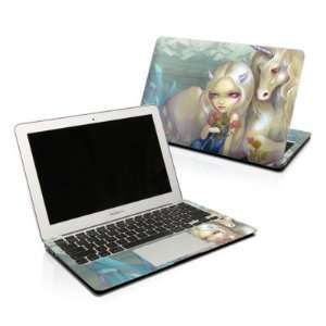 Fiona Unicorn Design Skin Decal Sticker for Apple MacBook 13 White 