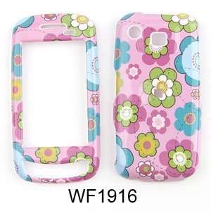  Samsung Impression A877 Cute Daisy Flowers on Pink Hard 