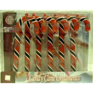Oregon State Beavers NCAA Candy Cane Ornament Set of 6:  