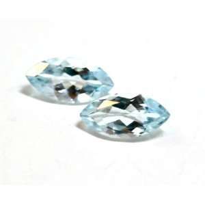 Piece Loose Aquamarine Gemstone 6 x 12mm Marquise Cut Natural Gemstone 