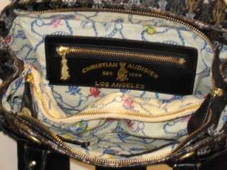   is a 100% AUTHENTIC NEW with Tags Christian Audigier Versail Purse