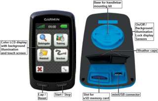 Garmin Edge 800 Europe GPS Bundle Cycling Computer HRM 753759968878 