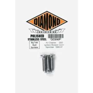    Diamond Engineering S&S Air Cleaner Bolt Kit DE5090P: Automotive