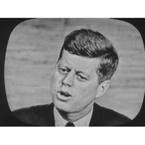 Presidential Candidate John F. Kennedy Speaking During a 