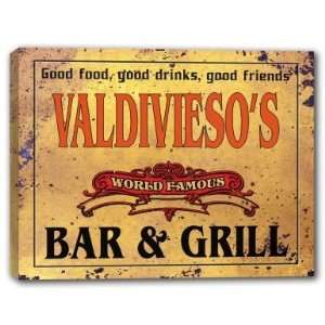  VALDIVIESOS Family Name World Famous Bar & Grill 