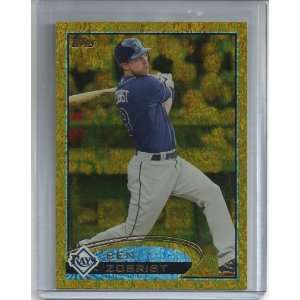   Gold Foil Parallel Ben Zobrist #195   Tampa Bay Rays 