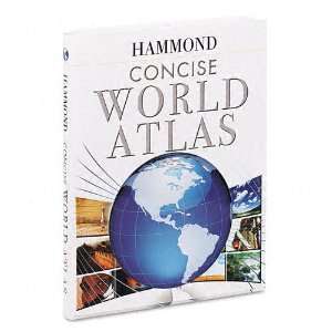  HAMMOND  Hammond Concise World Atlas, 70,000 Entries 