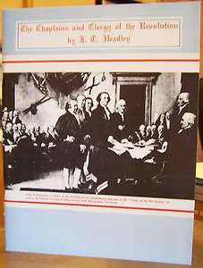 CHAPLAINS & CLERGY OF THE AMERICAN REVOLUTION HEADLEY  
