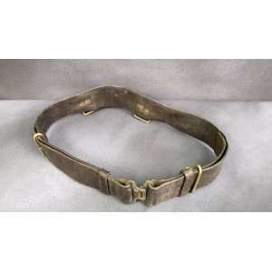    British P 1939 Brown Leather Army Waist Belt 