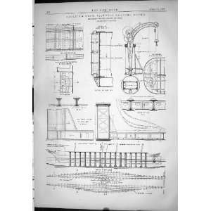   GRAVING 1878 ENGINEERING HALPIN DRUITT DIAGRAMS