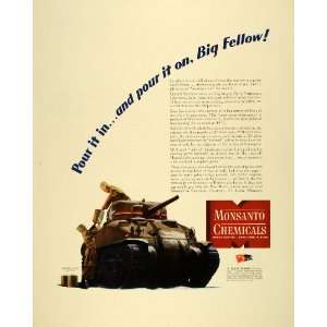   Co Missouri Military Tank Wartime Soldiers Army   Original Print Ad