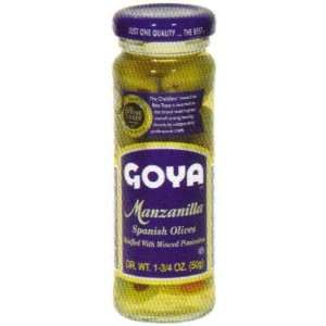 Goya Stuffed Manzanilla Spanish Olives: Grocery & Gourmet Food