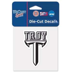 Troy University Die Cut Decal 4x4