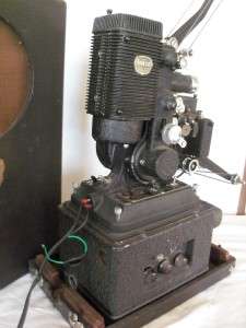 LARGE Antique AMPRO Precision Movie Projector w/ Speaker Amprosound 