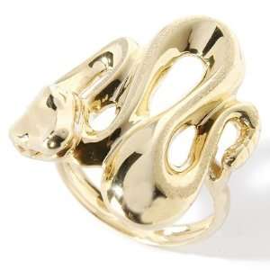  14K Gold Exotic Cobra Artform Ring Jewelry
