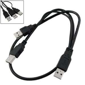  Gino PC USB A Male to 2 A Male Splitter Extension Cable 