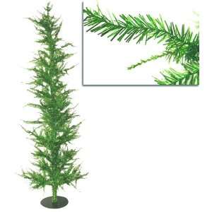   Green Laser Tinsel Artificial Christmas Tree 6 Home & Kitchen