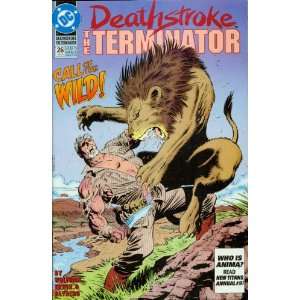  Deathstroke The Terminator #26 Marv Wolfman Books