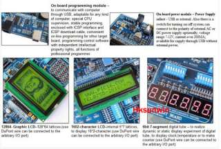 New QL200 PIC Microchip LCD USB MCU ICD Development Board /Learning 