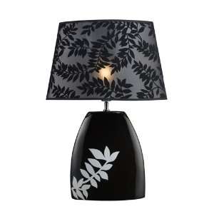  Dimond Lighting Malvern Table Lamp In Gloss Black