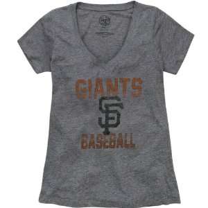  San Francisco Giants Womens Heathered Grey 47 Brand 
