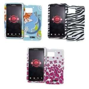  EMPIRE Motorola DROID Bionic XT875 3 Pack of Snap on Case 