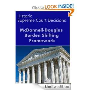 McDonnell Douglas Burden Shifting Framework (Litigator Series 